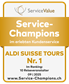 ALDI SUISSE TOURS ist Service-Champion