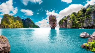 Asien Thailand Inseln Lagune Meer Ferien ALDI SUISSE TOURS