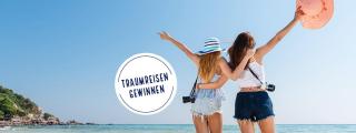 Fotowettbewerb Ferienschnappschuss gesucht Traumreisen gewinnen Freundinnen Strand Fotowettbewerb Ferienschnappschuss gesucht Traumreisen gewinnen Freundinnen Strand
