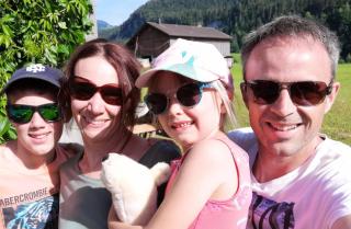 Selfie von der Familie ALDI SUISSE TOURS