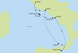 © Eurotours Reiseverlauf Saison B, Royal Clipper