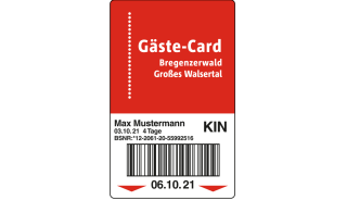 © Grafik Frank Broger Gäste-Card Bregenzerwald & Grosses Walsertal