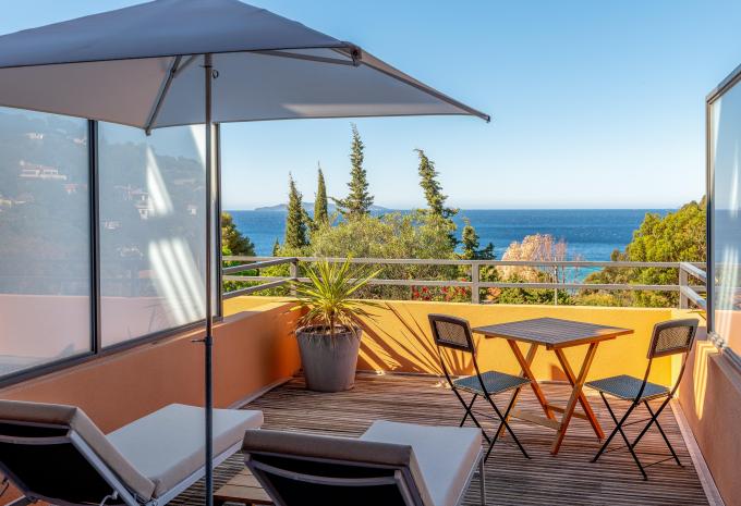 Zimmerbeispiel, Doppelzimmer Terrasse