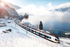 Hiver romantique avec le Golden Pass Express - Circuit en train