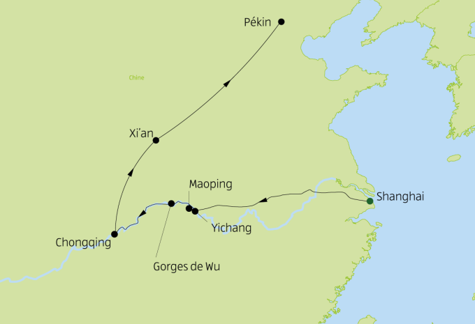 Chine avec le Yangtsé - Circuit et croisière fluviale