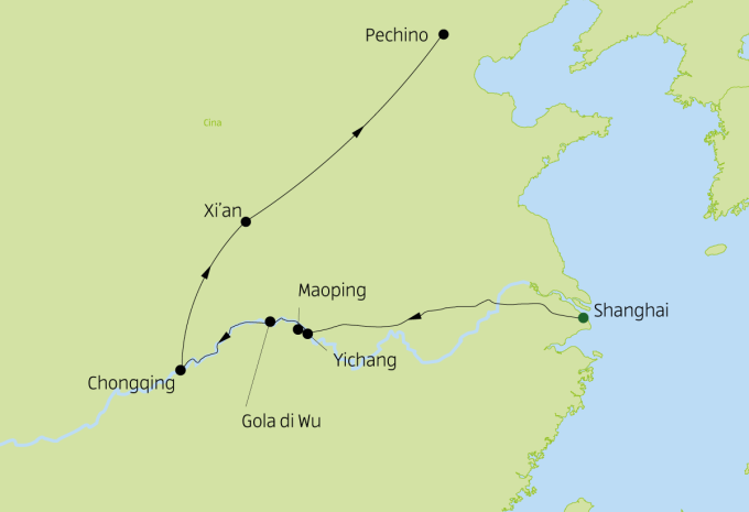 Cina e Fiume Azzurro - Tour & crociera sul fiume