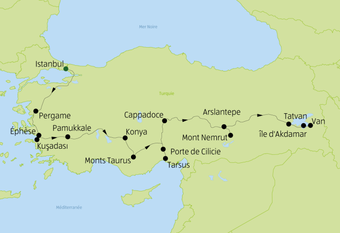 À bord du Trans Anatolian Express à travers la Turquie - Circuit en train et en bus