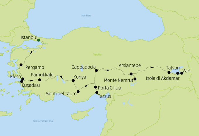 Con il Trans Anatolia Express attraverso la Turchia - Tour in treno e autobus