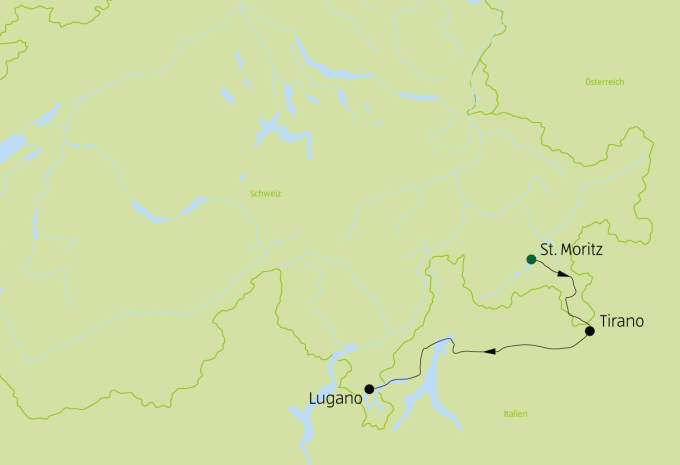 Des glaciers aux palmiers à bord du Bernina Express - Circuit en train