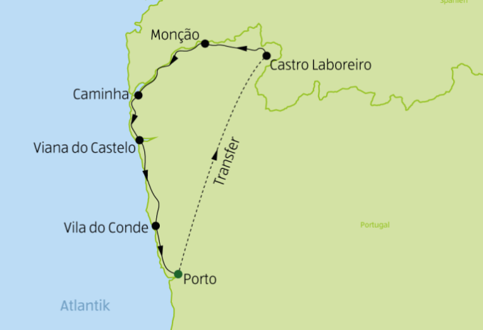 Découverte du nord du Portugal - Tour à vélo
