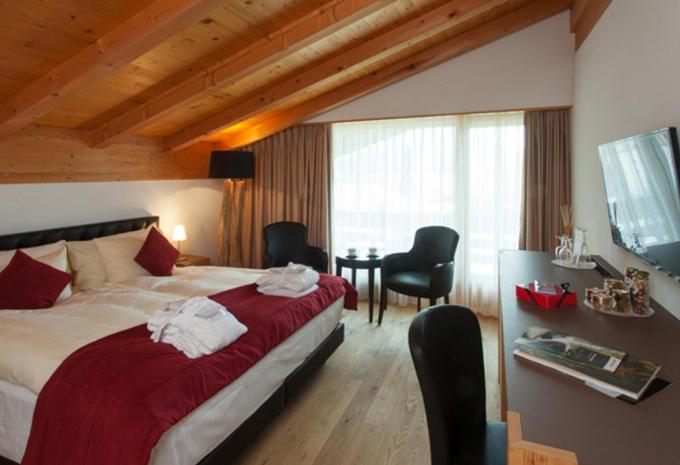 Exemple d'une chambre double Standard côté nord