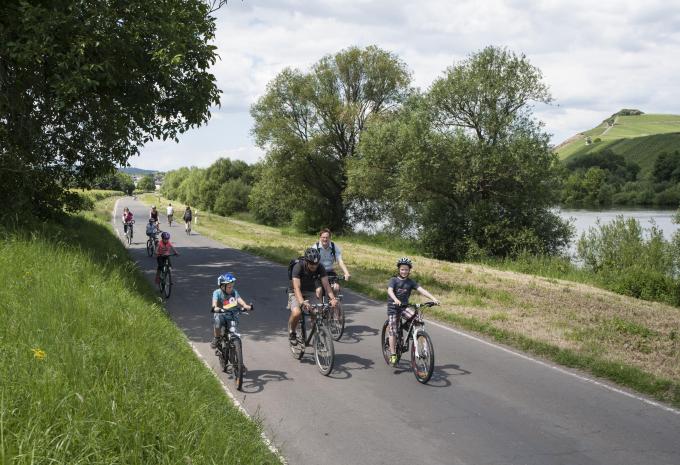 Le long de la voie cyclable de la Moselle de Metz à Coblence - Tour à vélo