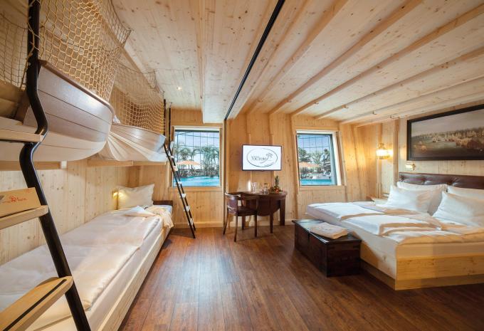 Zimmerbeispiel, Familienzimmer „Standard Kapitäns Kabine“