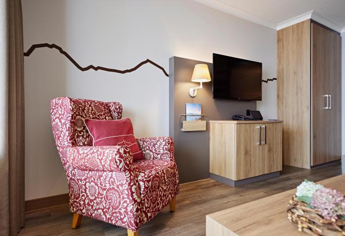 Zimmerbeispiel: Maisonette Balkon Talblick Single mit 3 Kindern