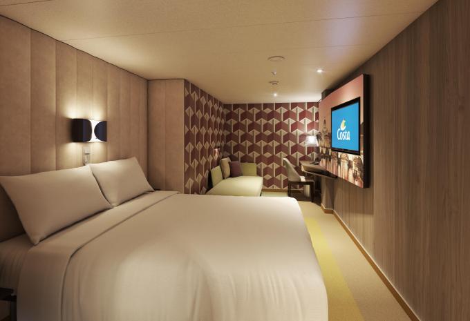 Esempio di cabina, cabina interna / Costa Smeralda