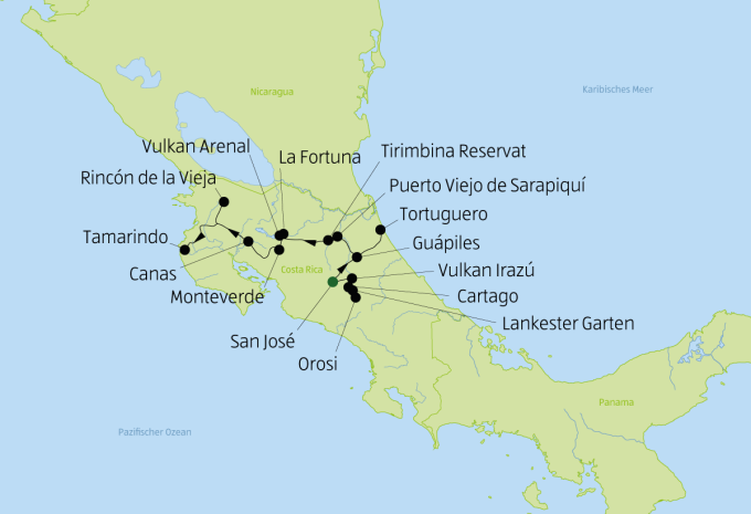 Costa Rica - Tour e soggiorno balneare