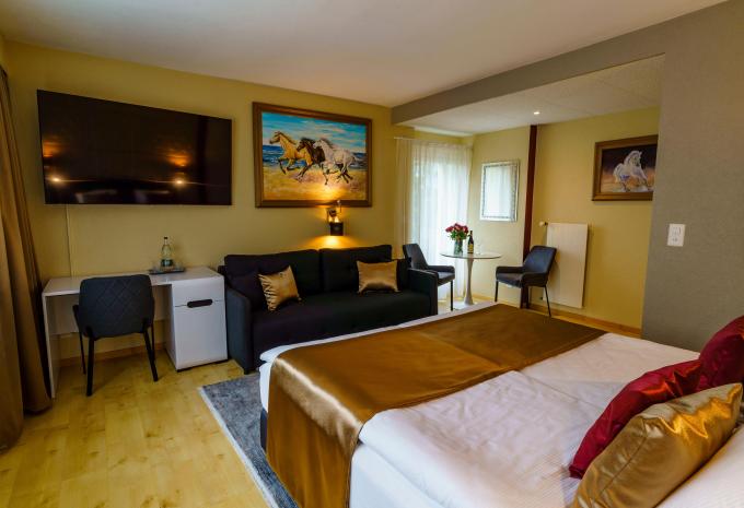 Esempio di camera, camera doppia "corner room"