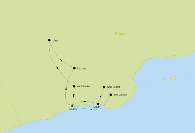 Oman Sud - Croisière et baignade