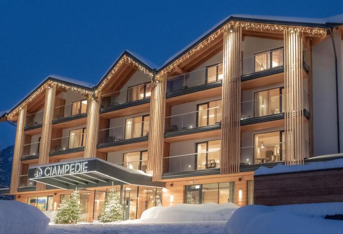 Ciampedie Luxury Alpine Spa Hotel, Vigo di Fassa - Winter Ciampedie Luxury Alpine Spa Hotel, Vigo di Fassa - Winter