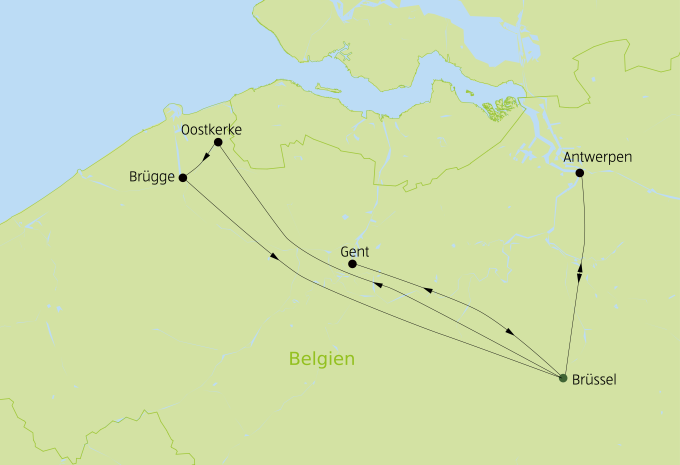 La magie du printemps en Flandre dans toute sa splendeur florale - Circuit en étoile