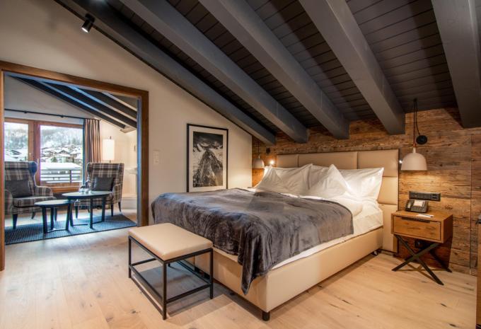 Zimmerbeispiel, Suite Balkon Bergblick