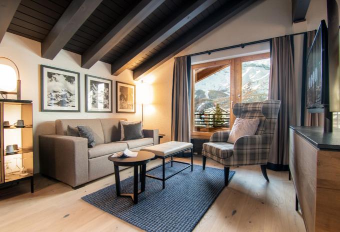 Zimmerbeispiel, Suite Balkon Bergblick