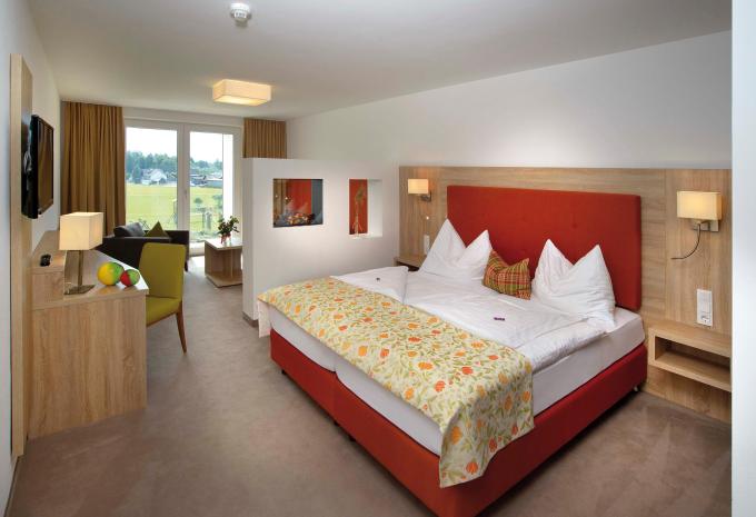 Zimmerbeispiel, Junior Suite Balkon