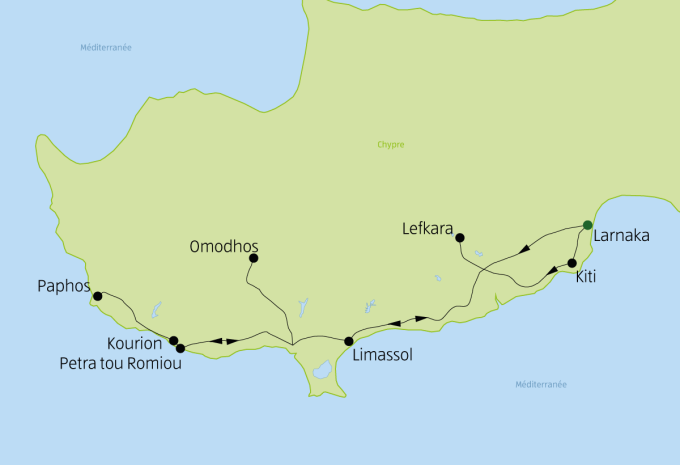 Copy: Chypre - Circuit en étoile