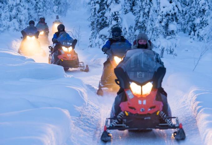 Motorschlittensafari