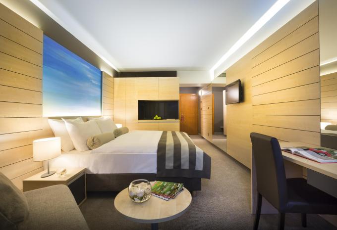 Esempio di camera, camera doppia «Superior con balcone e vista sulla città»