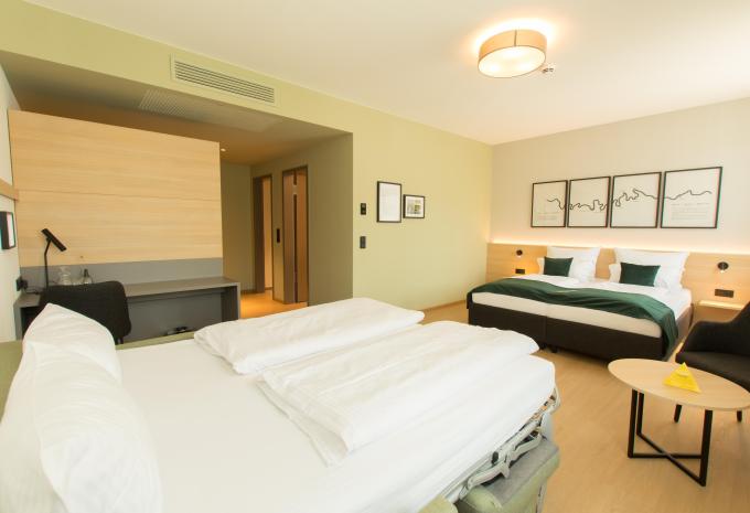 Zimmerbeispiel, Familienzimmer "Typ 3"