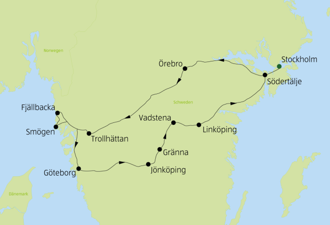 Schwedisches Sommermärchen - Mietwagen-Rundreise