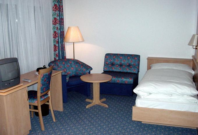 exemple d'une chambre de 3 lits balcon