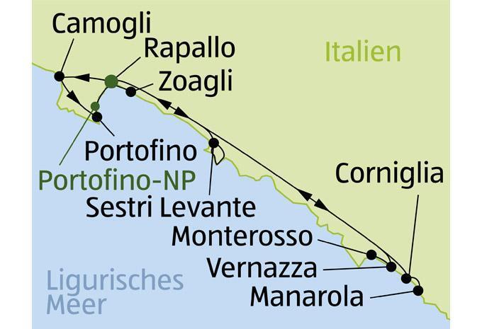Italia - Riviera di Levante - Escursione a piedi