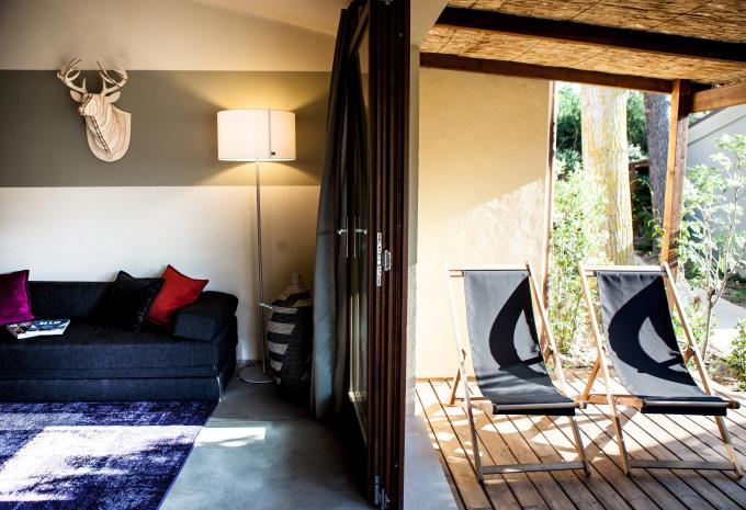 Exemple de chambre, bungalow deluxe terrasse type D