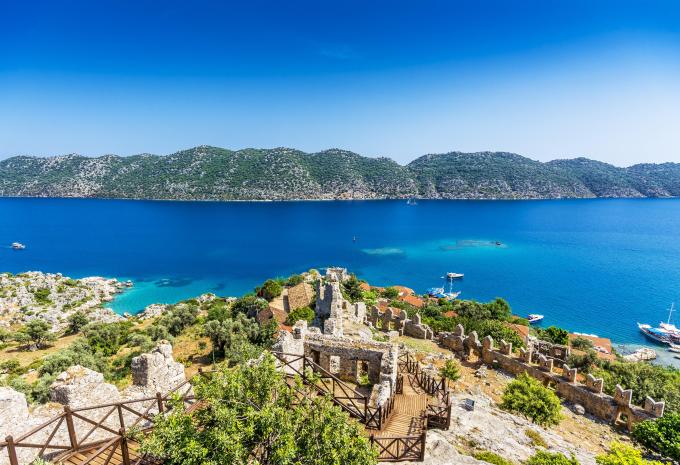 Costa mediterranea turca - crociera in barca a vela