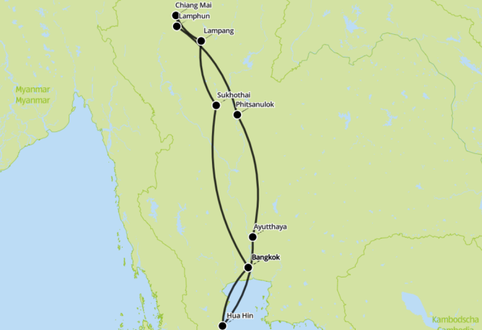 Bangkok & Hua Hin - Rundreise für Einsteiger & Baden