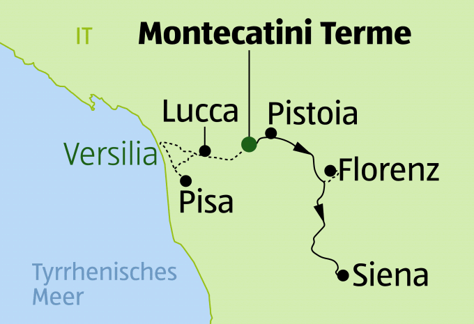 Tour della Toscana: Montecatini Terme e Siena - Tour per viaggiatori autonomi