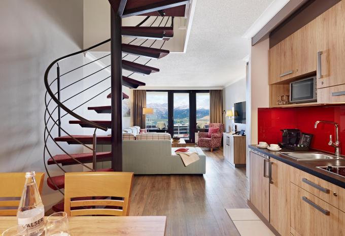 Zimmerbeispiel: Maisonette Balkon Talblick Single mit 3 Kindern