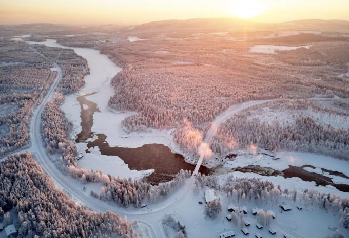 Vacances en lodge au cercle polaire - Circuit en étoile
