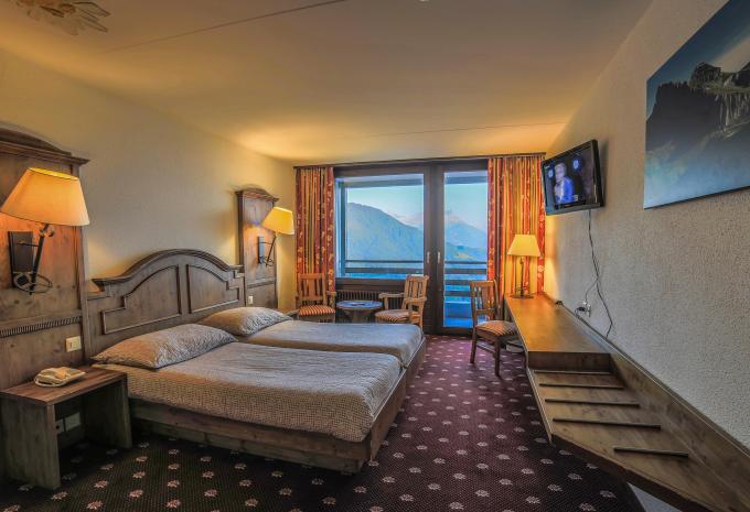 Exemple de chambre, Chambre double standard balcon vue sur la montagne
