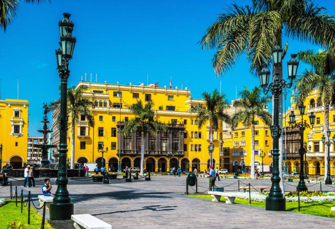 Plaza de Armas di Lima, Perù