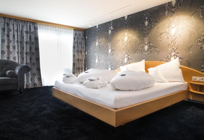 Exemple de chambre, Chambre double avec balcon «Sweet Dreams»