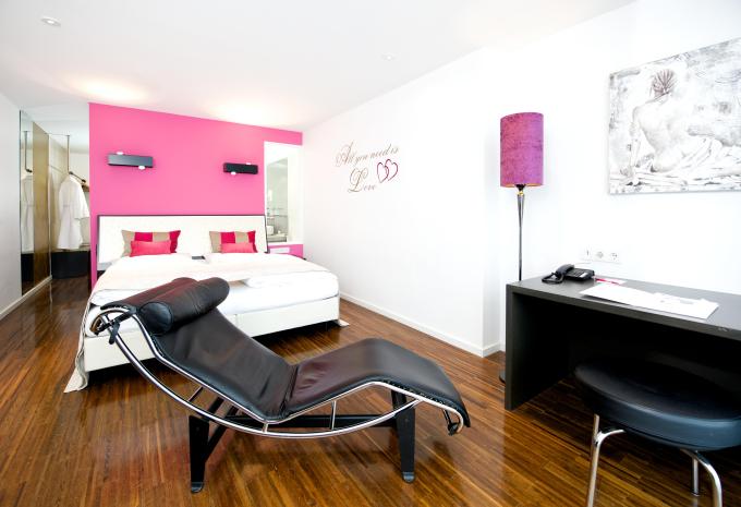 Exemple de chambre, Chambre double avec balcon «Love Paradise»