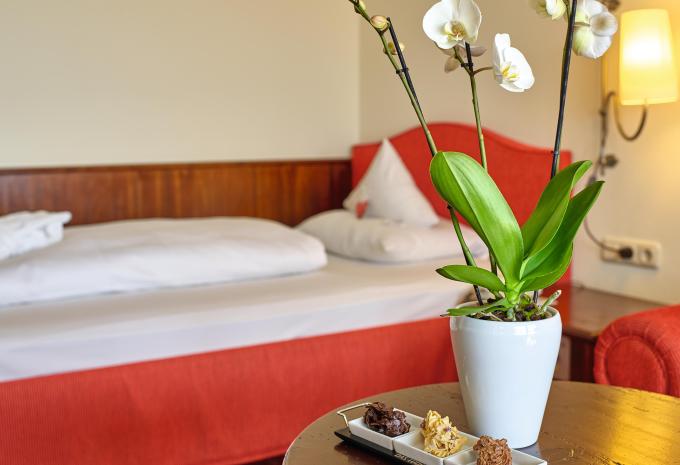 Esempio di camera, camera singola Comfort con balcone