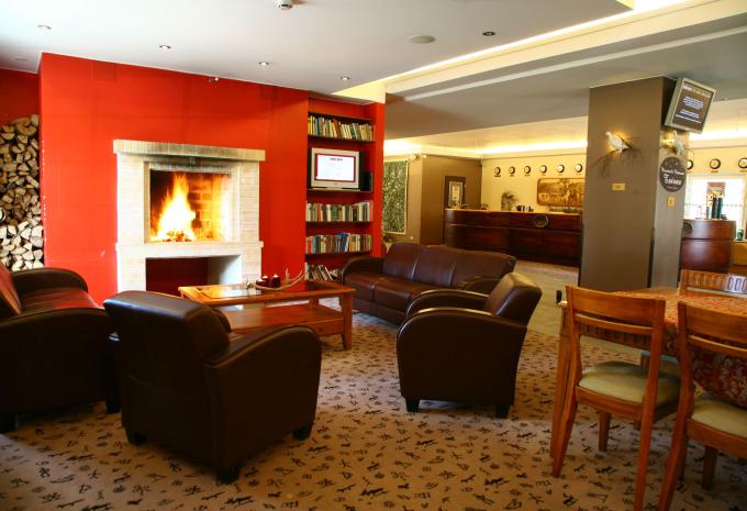 Lobby im Hotel Hullu Porro