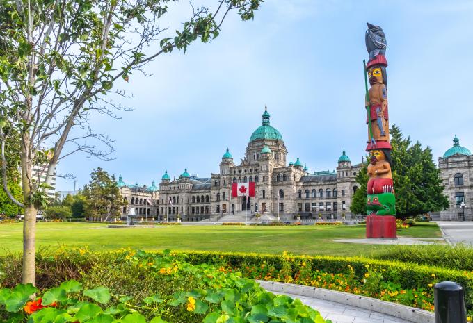 Circuit dans l'ouest du Canada avec l'île de Vancouver