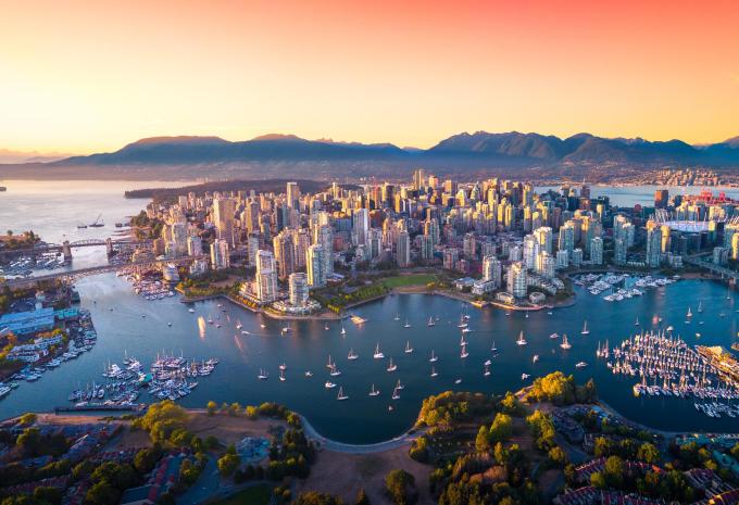 Circuit dans l'ouest du Canada avec l'île de Vancouver