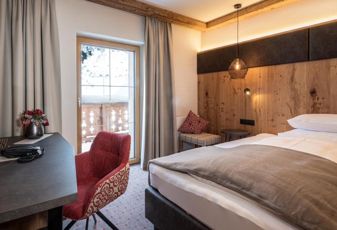 Exemple de chambre, chambre simple Confort avec vue sur la montagne