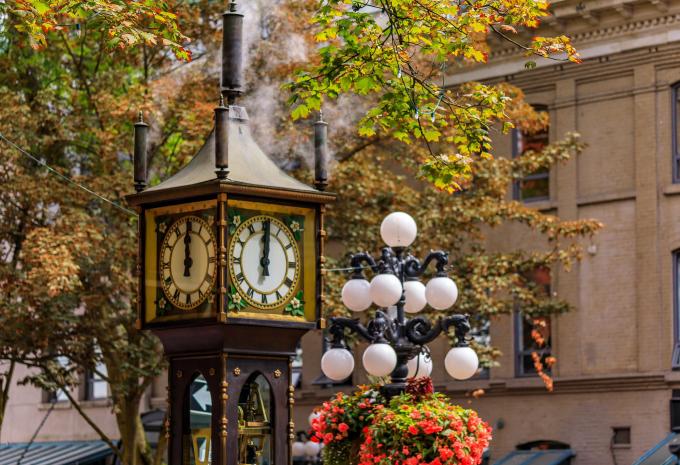 Vancouver - Dampfbetriebene Steam Clock